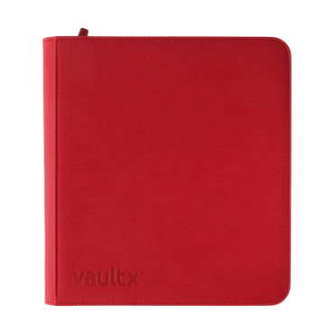 Vault X Exo-Tec 12-Pocket XL Zip Binder - Red