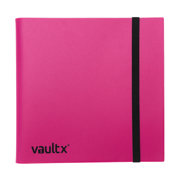 Vault X 12-Pocket Strap Binder - Pink