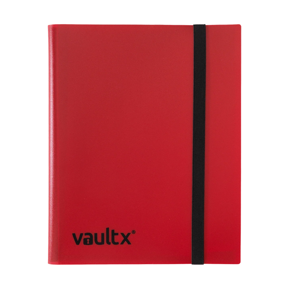 Vault X 9-Pocket Strap Binder - Red