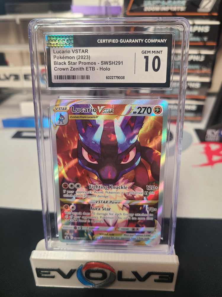 2023 lucario vstar cz promo cgc 10