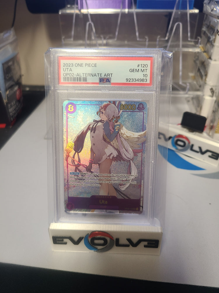 2023 One Piece - Uta OP02 Alt Art - PSA 10