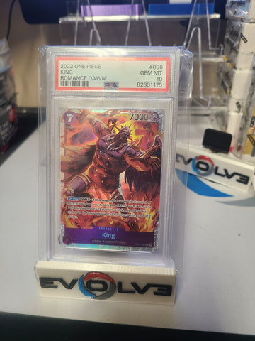 2022 One Piece Romance Dawn - King - PSA 10