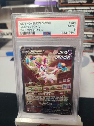2021 sylveon v evolving skies psa 9