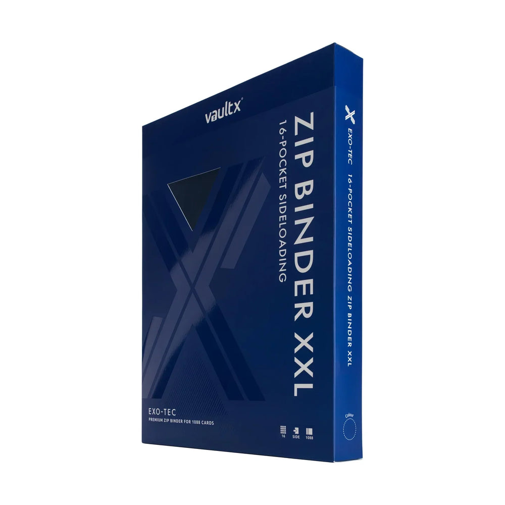 Vault X 16-Pocket Zip Binder XXL - Blue