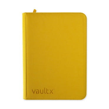 Vault X Exo-Tec 9-Pocket Zip Binder - Yellow