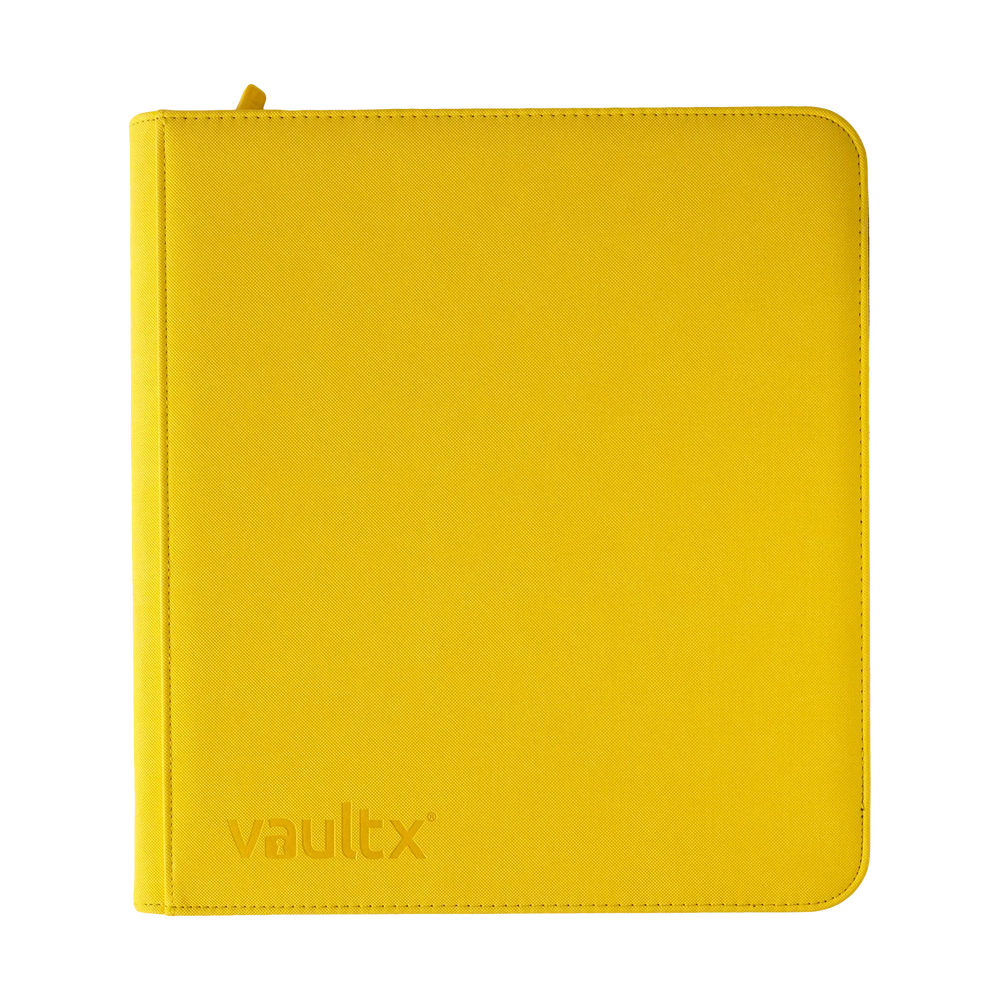 Vault X Exo-Tec 12-Pocket XL Zip Binder - Yellow