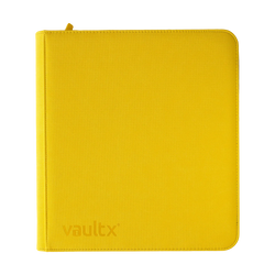 Vault X Exo-Tec 12-Pocket XL Zip Binder - Yellow
