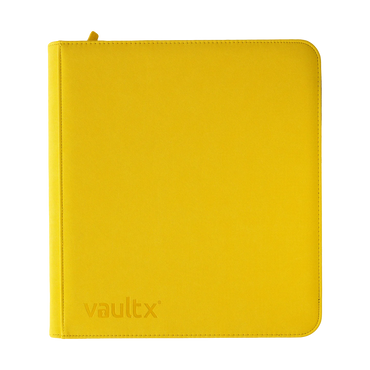 Vault X Exo-Tec 12-Pocket XL Zip Binder - Yellow