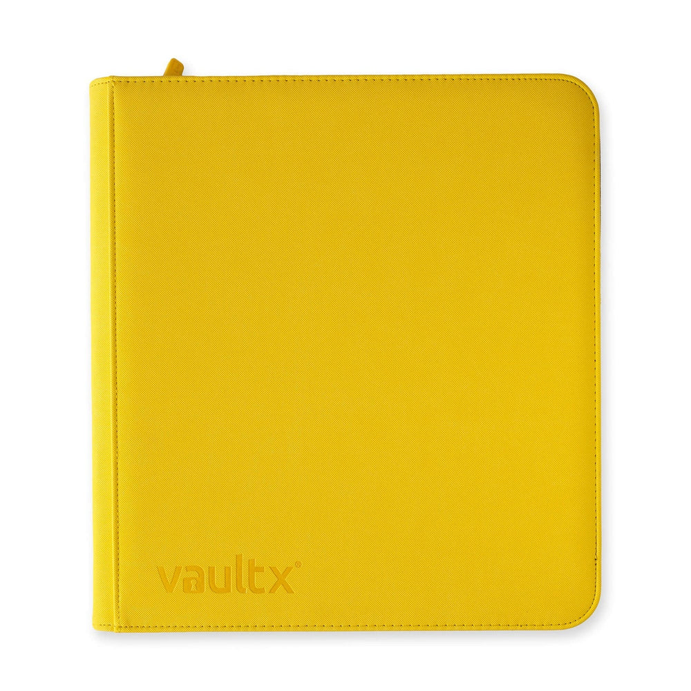 Vault X Exo-Tec 12-Pocket Zip Binder - Yellow