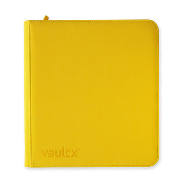 Vault X Exo-Tec 12-Pocket Zip Binder - Yellow