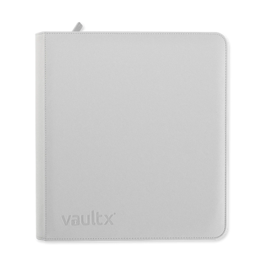 Vault X Zip Binder White Edition 12-Pocket