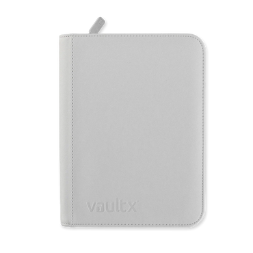 Vault X Zip Binder White Edition 4-Pocket