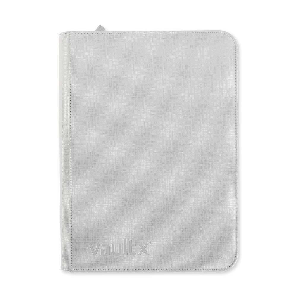 Vault X Zip Binder White Edition 9-Pocket