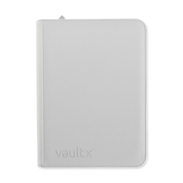 Vault X Zip Binder White Edition 9-Pocket