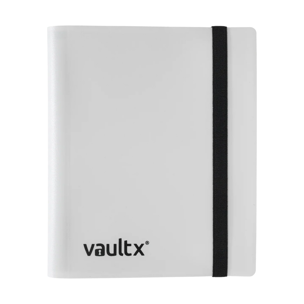 Vault X 9-Pocket Strap Binder - White