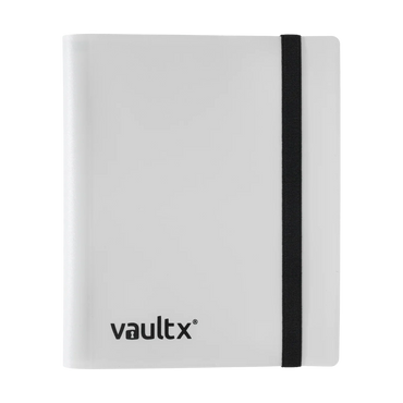 Vault X 9-Pocket Strap Binder - White