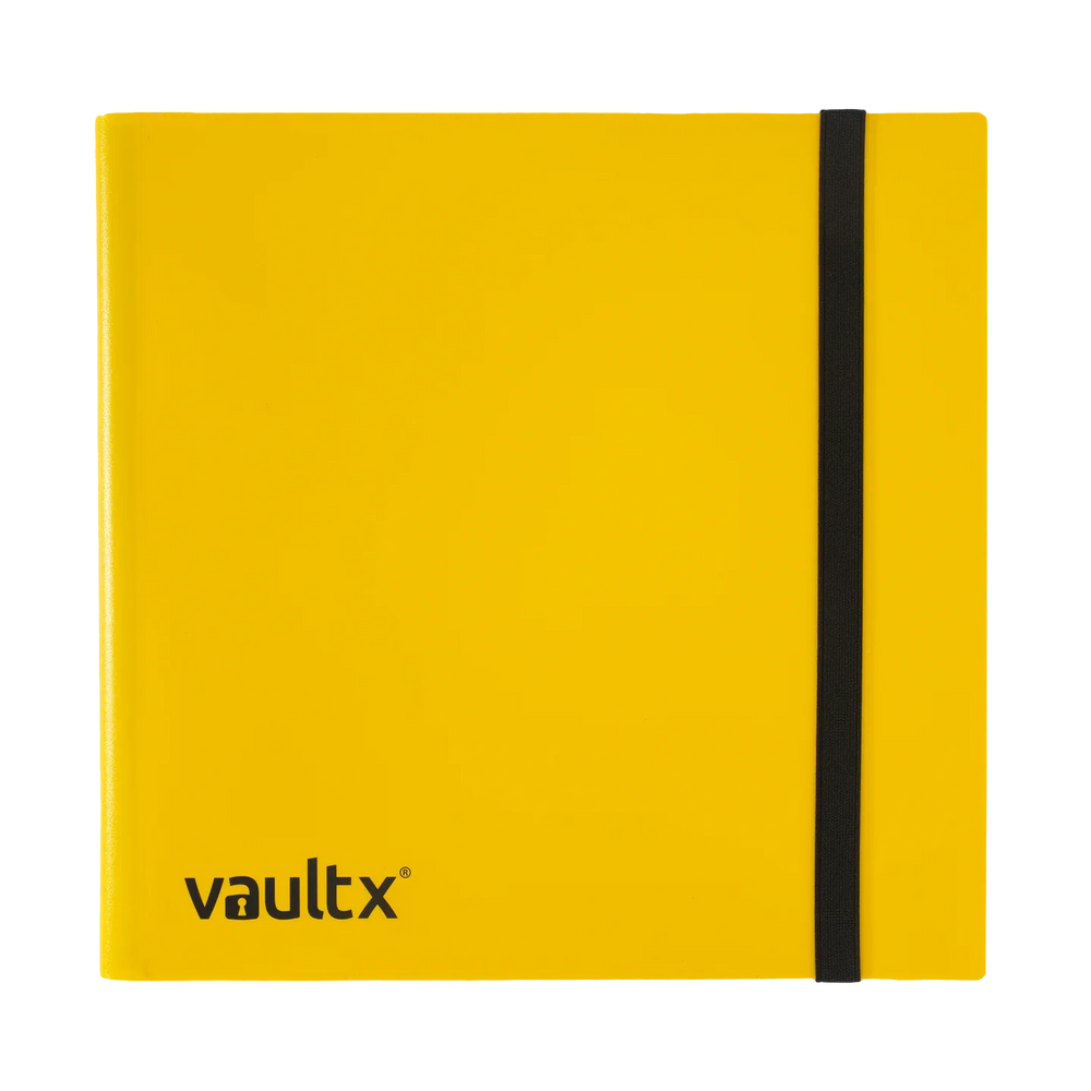 Vault X 12-Pocket Strap Binder - Yellow