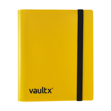 Vault X 4-Pocket Strap Binder - Yellow