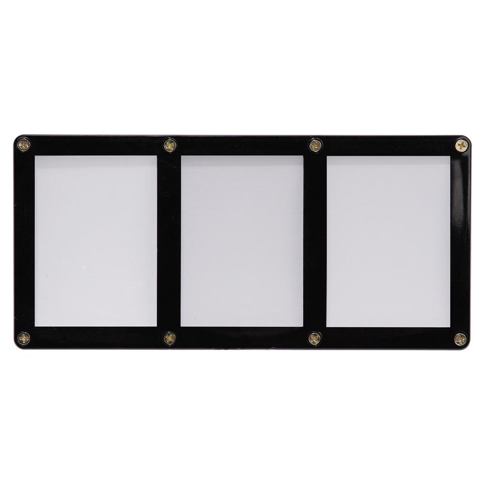 Ultra PRO: Screwdown Holder - Black Frame (3-Card)