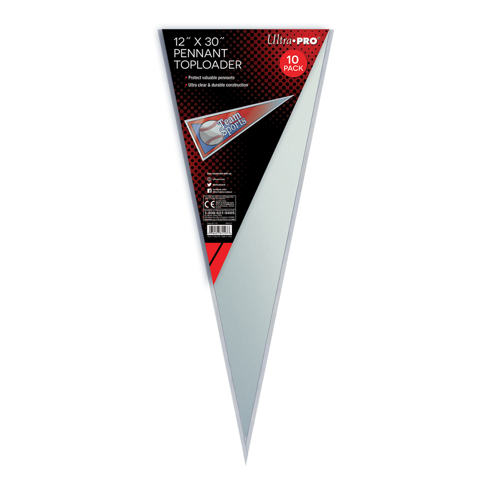 Ultra PRO: Toploader - 12" x 30" (10ct - Pennant Toploader)