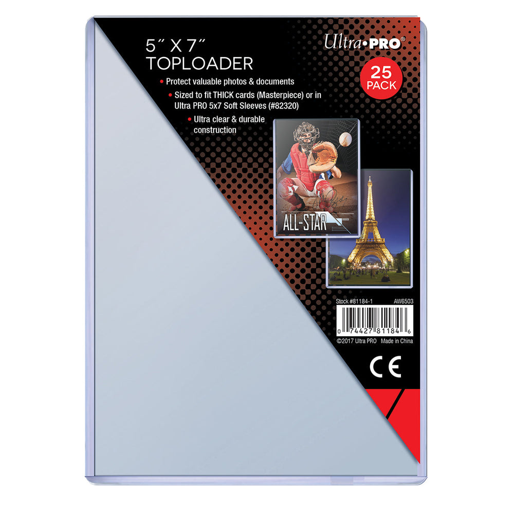 Ultra PRO: Toploader - 5" x 7" (25ct)