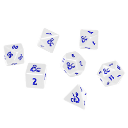 Ultra PRO: Heavy Metal Dice - Icewind Dale (7-Dice Set / White)