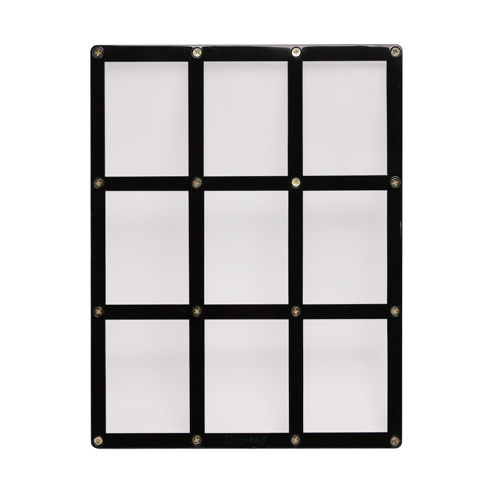 Ultra PRO: Screwdown Holder - Black Frame (9-Card)