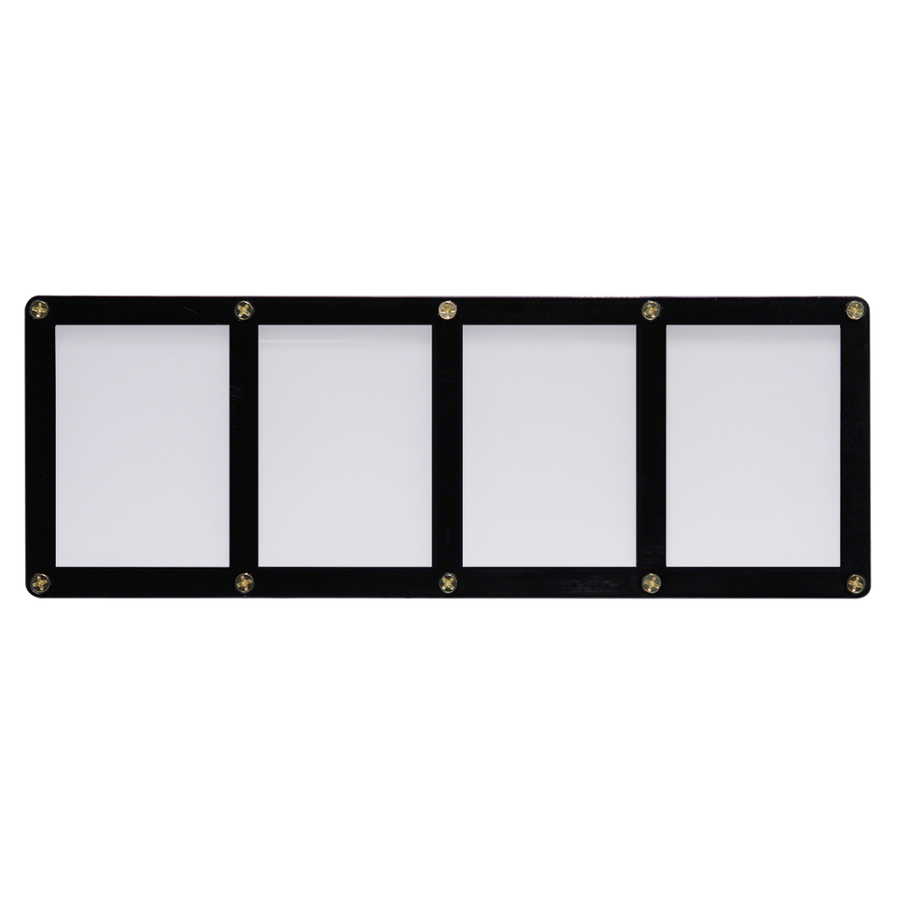 Ultra PRO: Screwdown Holder - Black Frame (4-Card)