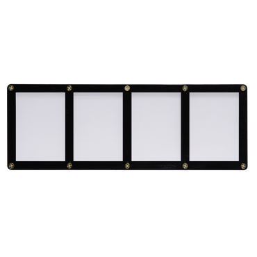 Ultra PRO: Screwdown Holder - Black Frame (4-Card)