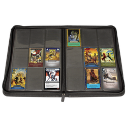 Ultra PRO: 9-Pocket Premium Zippered PRO-Binder - Suede Collection (Jet)