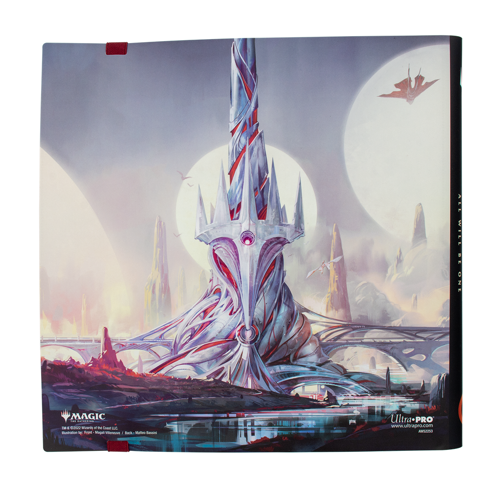 Ultra PRO: 12-Pocket PRO-Binder - Phyrexia All Will Be One (Elesh Norn & Planeswalker Symbol Tower)