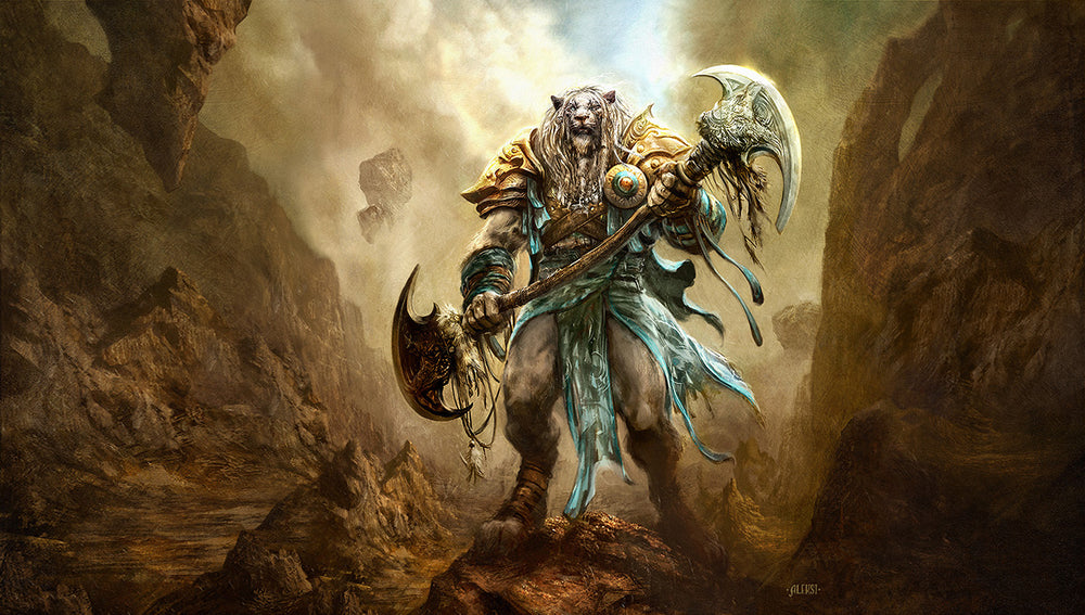 Ultra PRO: Playmat - Aleksi Briclot (Ajani Goldmane - Kickstarter Exclusive)