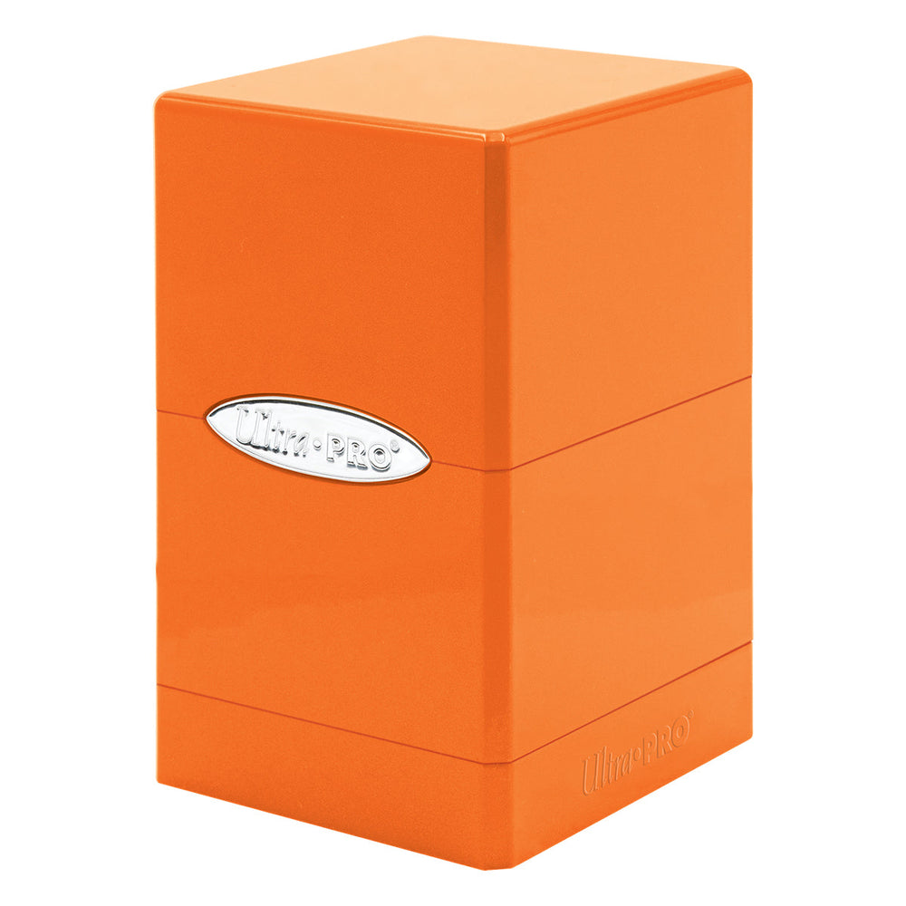 Ultra PRO: Satin Tower - Hi-Gloss (Pumpkin Orange)