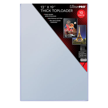 Ultra PRO: Toploader - 13" x 19" (10ct - Thick Toploader)
