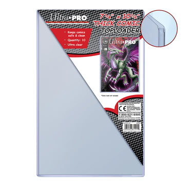 Ultra PRO: Toploader - 7-1/8" x 10-1/2" (10ct - Thick Comic)