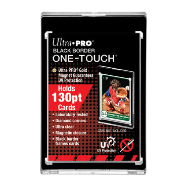 Ultra PRO: UV One-Touch Magnetic Holder - 130pt (Black Border)