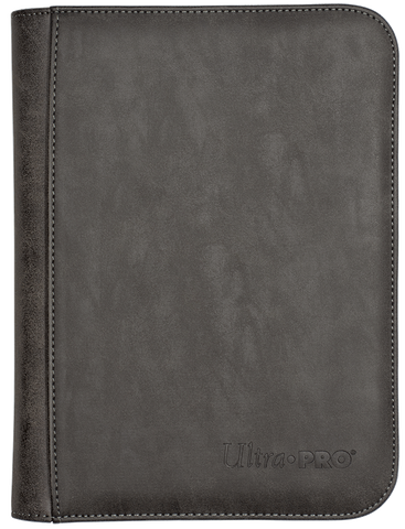 Ultra PRO: 4-Pocket Premium Zippered PRO-Binder - Suede Collection (Jet)