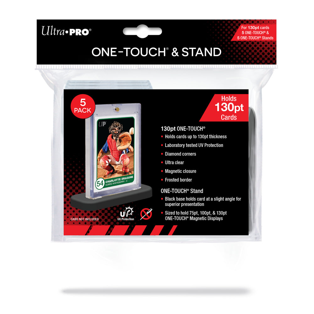 Ultra PRO: One-Touch & Stand - 130pt (5ct)