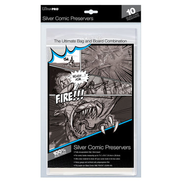 Ultra PRO: Comic Preservers - Silver Age Size (7-1/4" X 10-1/2" / 10-Pack)