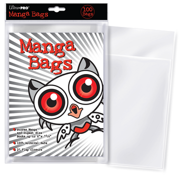 Ultra PRO: Manga Bags - 100-Pack (6" X 7-5/8")