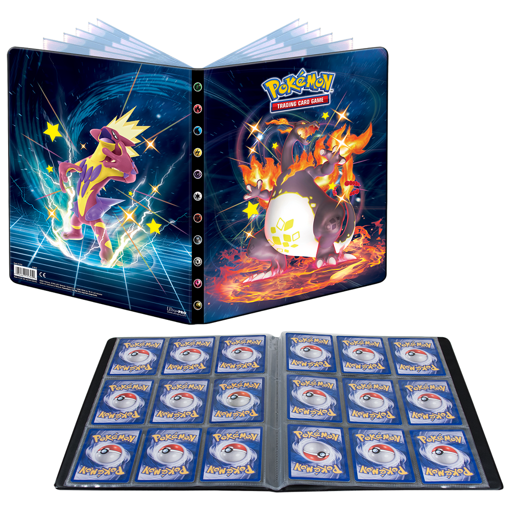 Ultra PRO: 9-Pocket Portfolio - Sword & Shield (Shiny Toxtricity & Shiny Gigantimax Charizard)