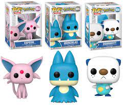 Funko Pop: Pokemon S11 Espeon, Oshawott, Munchlax