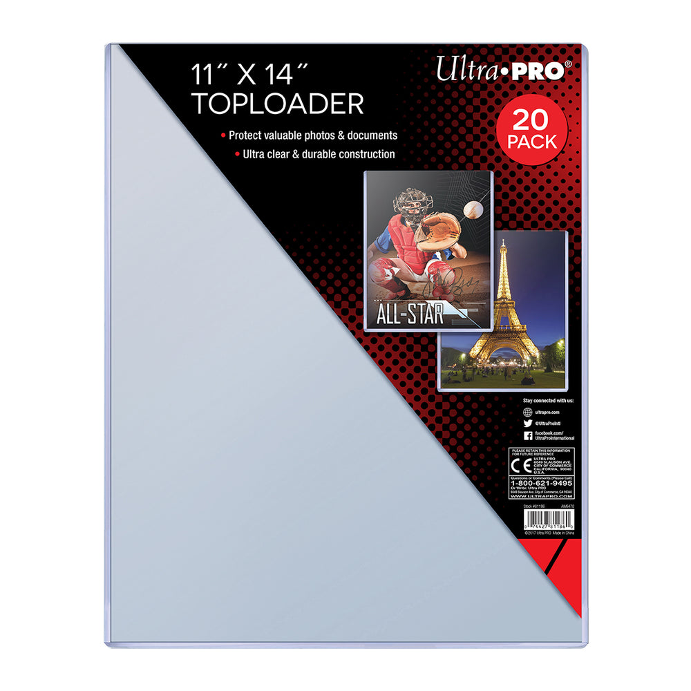 Ultra PRO: Toploader - 11" x 14" (20ct)