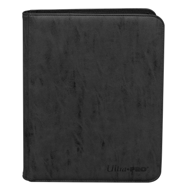 Ultra PRO: 9-Pocket Premium Zippered PRO-Binder - Suede Collection (Jet)