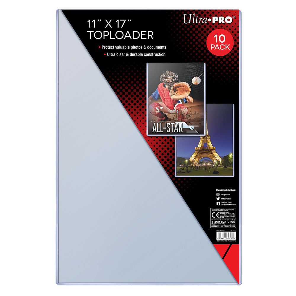 Ultra PRO: Toploader - 11" x 17" (10ct)