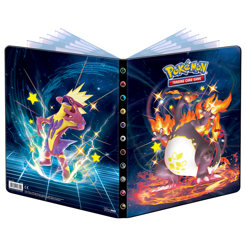 Ultra PRO: 9-Pocket Portfolio - Sword & Shield (Shiny Toxtricity & Shiny Gigantimax Charizard)