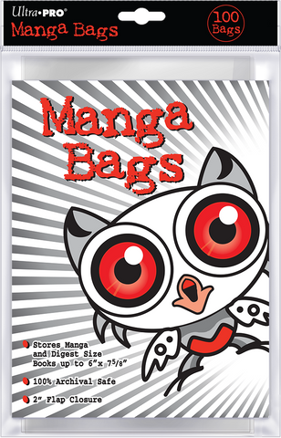 Ultra PRO: Manga Bags - 100-Pack (6" X 7-5/8")