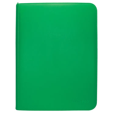 Ultra PRO: 9-Pocket Zippered PRO-Binder - Vivid (Green)