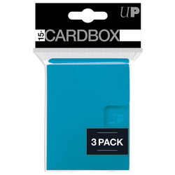 Ultra PRO: 15+ Card Box 3-Pack - Light Blue