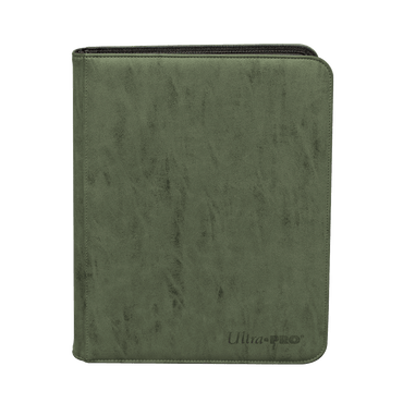 Ultra PRO: 9-Pocket Premium Zippered PRO-Binder - Suede Collection (Emerald)
